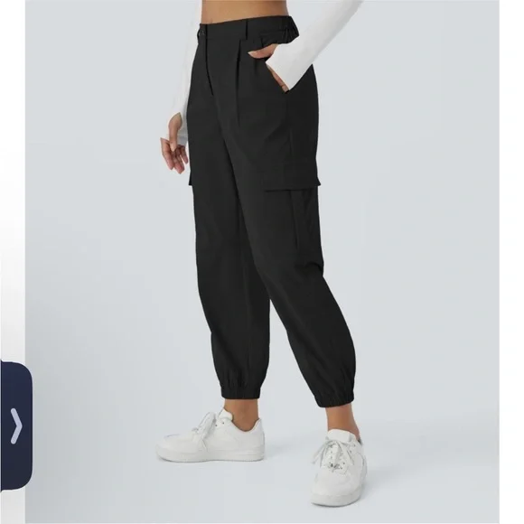 NWT HALARA Black Women's Jogger Pants Size large - Picture 2 of 5